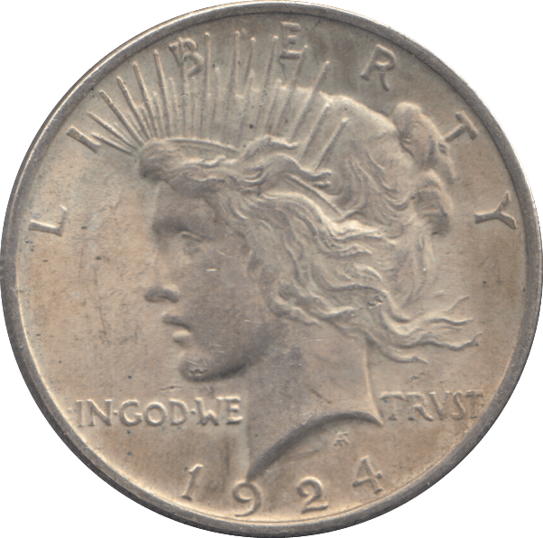 1924 ONE DOLLAR UNITED STATES OF AMERICA - WORLD COINS - Cambridgeshire Coins