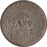 1924 SHILLING EAST AFRICA - SILVER WORLD COINS - Cambridgeshire Coins