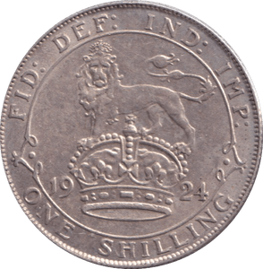 1924 SHILLING ( EF ) - SHILLING - Cambridgeshire Coins