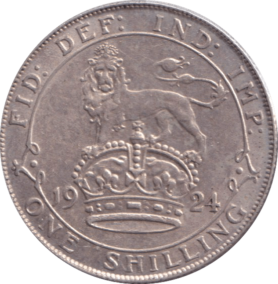 1924 SHILLING ( EF ) - SHILLING - Cambridgeshire Coins