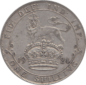 1924 SHILLING ( VF ) - SHILLING - Cambridgeshire Coins