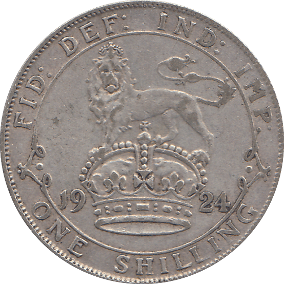 1924 SHILLING ( VF ) - SHILLING - Cambridgeshire Coins