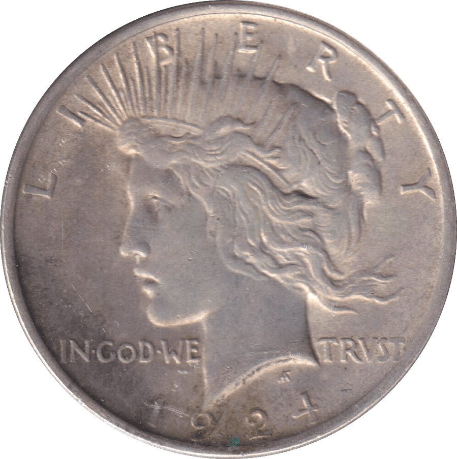1924 SILVER DOLLAR USA - SILVER WORLD COINS - Cambridgeshire Coins