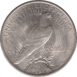 1924 SILVER PEACE DOLLAR PHILADELPHIA MINT - SILVER WORLD COINS - Cambridgeshire Coins