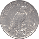 1924 SILVER PEACE DOLLAR USA - SILVER WORLD COINS - Cambridgeshire Coins