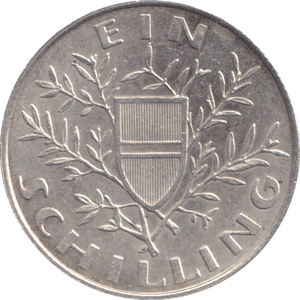 1924 SILVER SHILLING AUSTRIA - SILVER WORLD COINS - Cambridgeshire Coins