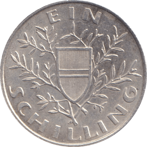 1924 SILVER SHILLING AUSTRIA - SILVER WORLD COINS - Cambridgeshire Coins
