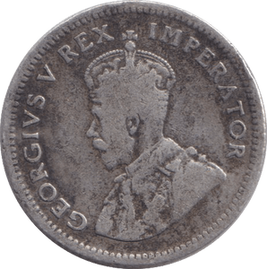 1924 SILVER SIXPENCE SOUTH AFRICA - SILVER WORLD COINS - Cambridgeshire Coins