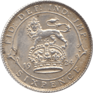 1924 SIXPENCE ( AUNC ) - Sixpence - Cambridgeshire Coins
