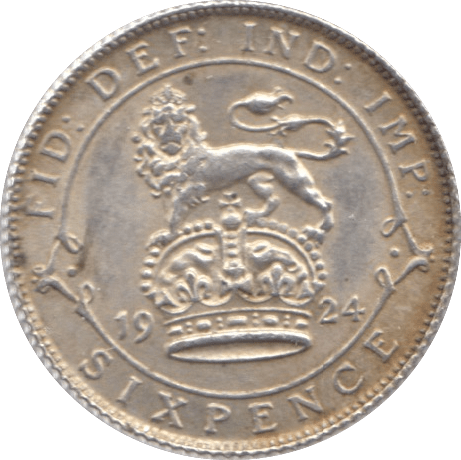 1924 SIXPENCE ( AUNC ) - Sixpence - Cambridgeshire Coins