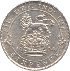 1924 SIXPENCE ( AUNC ) - Sixpence - Cambridgeshire Coins