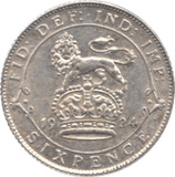 1924 SIXPENCE ( AUNC ) - Sixpence - Cambridgeshire Coins