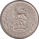 1924 SIXPENCE (AUNC) - SIXPENCE - Cambridgeshire Coins