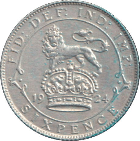 1924 SIXPENCE ( EF ) - SIXPENCE - Cambridgeshire Coins