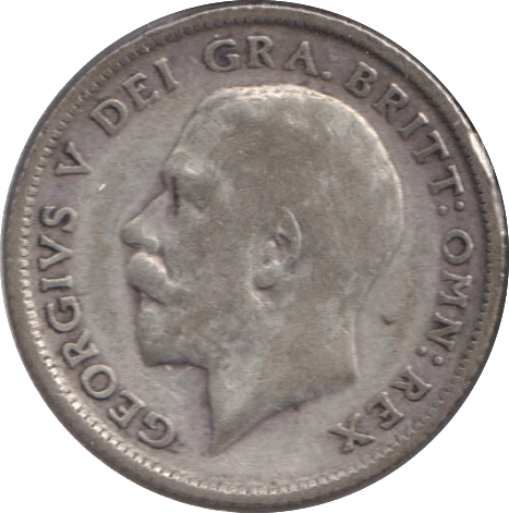 1924 SIXPENCE ( FINE ) - Cambridgeshire Coins