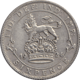 1924 SIXPENCE ( FINE ) - SIXPENCE - Cambridgeshire Coins