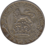 1924 SIXPENCE ( FINE ) - SIXPENCE - Cambridgeshire Coins