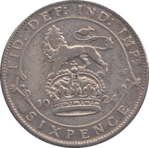 1924 SIXPENCE ( FINE ) - SIXPENCE - Cambridgeshire Coins