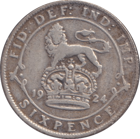 1924 SIXPENCE ( FINE ) - WORLD COINS - Cambridgeshire Coins