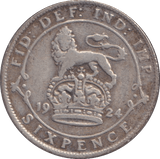 1924 SIXPENCE ( FINE ) - WORLD COINS - Cambridgeshire Coins