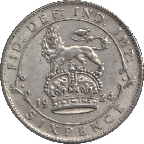 1924 SIXPENCE ( GF ) - SIXPENCE - Cambridgeshire Coins