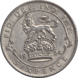 1924 SIXPENCE ( GF ) - SIXPENCE - Cambridgeshire Coins