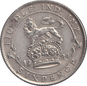 1924 SIXPENCE ( GF ) - SIXPENCE - Cambridgeshire Coins