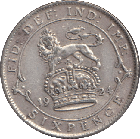 1924 SIXPENCE ( GF ) - SIXPENCE - Cambridgeshire Coins