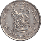 1924 SIXPENCE ( GF ) - SIXPENCE - Cambridgeshire Coins