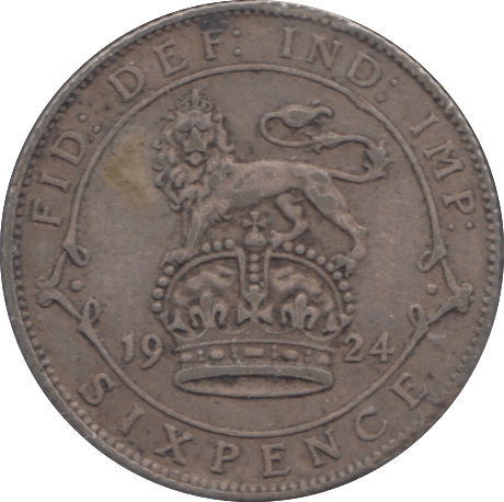 1924 SIXPENCE ( GF ) - SIXPENCE - Cambridgeshire Coins