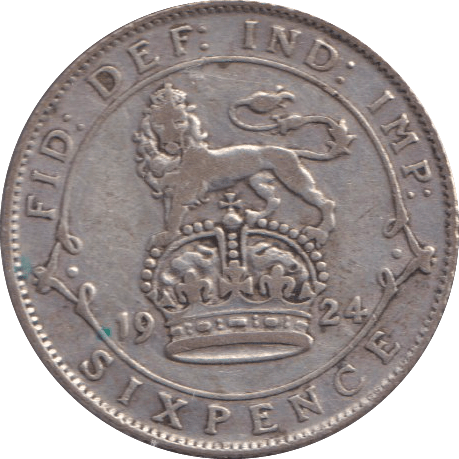 1924 SIXPENCE ( GF ) - SIXPENCE - Cambridgeshire Coins