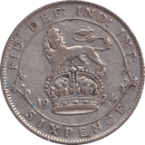 1924 SIXPENCE ( GF ) - SIXPENCE - Cambridgeshire Coins