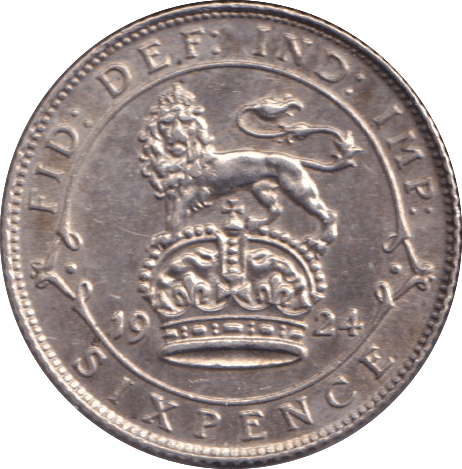 1924 SIXPENCE ( GVF ) - SIXPENCE - Cambridgeshire Coins