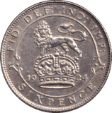 1924 SIXPENCE ( GVF ) - SIXPENCE - Cambridgeshire Coins