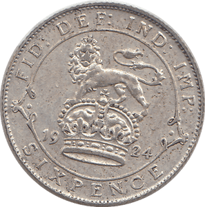 1924 SIXPENCE ( GVF ) - SIXPENCE - Cambridgeshire Coins