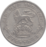 1924 SIXPENCE ( NF ) - SIXPENCE - Cambridgeshire Coins