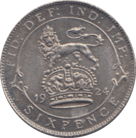 1924 SIXPENCE ( UNC ) - SIXPENCE - Cambridgeshire Coins