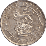 1924 SIXPENCE ( UNC ) - SIXPENCE - Cambridgeshire Coins
