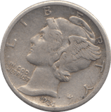 1924 USA MERCURY DIME - SILVER WORLD COINS - Cambridgeshire Coins