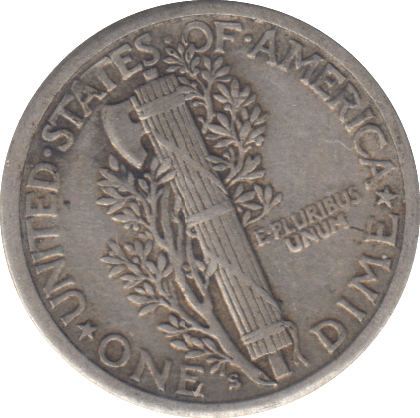 1924 USA MERCURY DIME - SILVER WORLD COINS - Cambridgeshire Coins