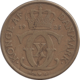 1925 DANISH 2 KRONER - Silver Proof - Cambridgeshire Coins