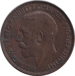 1925 FARTHING ( GVF ) - FARTHING - Cambridgeshire Coins