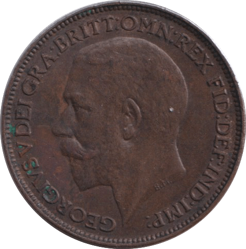 1925 FARTHING ( GVF ) - FARTHING - Cambridgeshire Coins