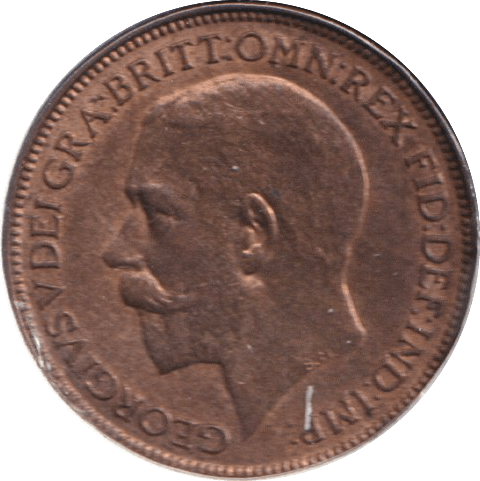 1925 FARTHING ( GVF ) - FARTHING - Cambridgeshire Coins