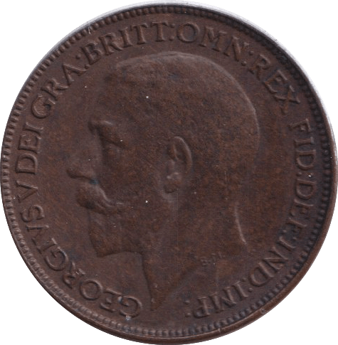 1925 FARTHING ( GVF ) - FARTHING - Cambridgeshire Coins