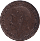 1925 FARTHING ( GVF ) - FARTHING - Cambridgeshire Coins
