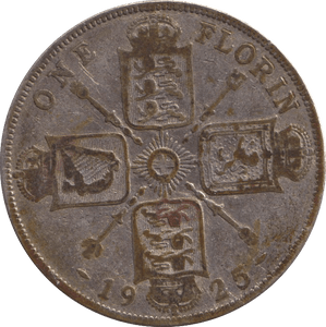 1925 FLORIN ( FINE ) - FLORIN - Cambridgeshire Coins