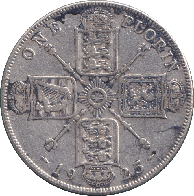 1925 FLORIN ( FINE ) - FLORIN - Cambridgeshire Coins