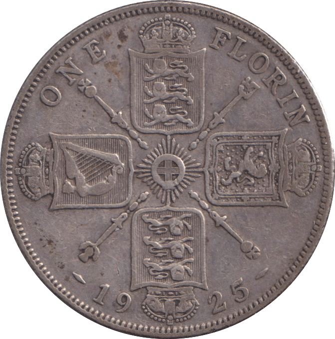 1925 FLORIN ( GF ) - FLORIN - Cambridgeshire Coins