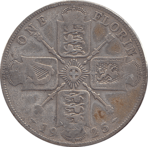 1925 FLORIN ( NF ) - FLORIN - Cambridgeshire Coins